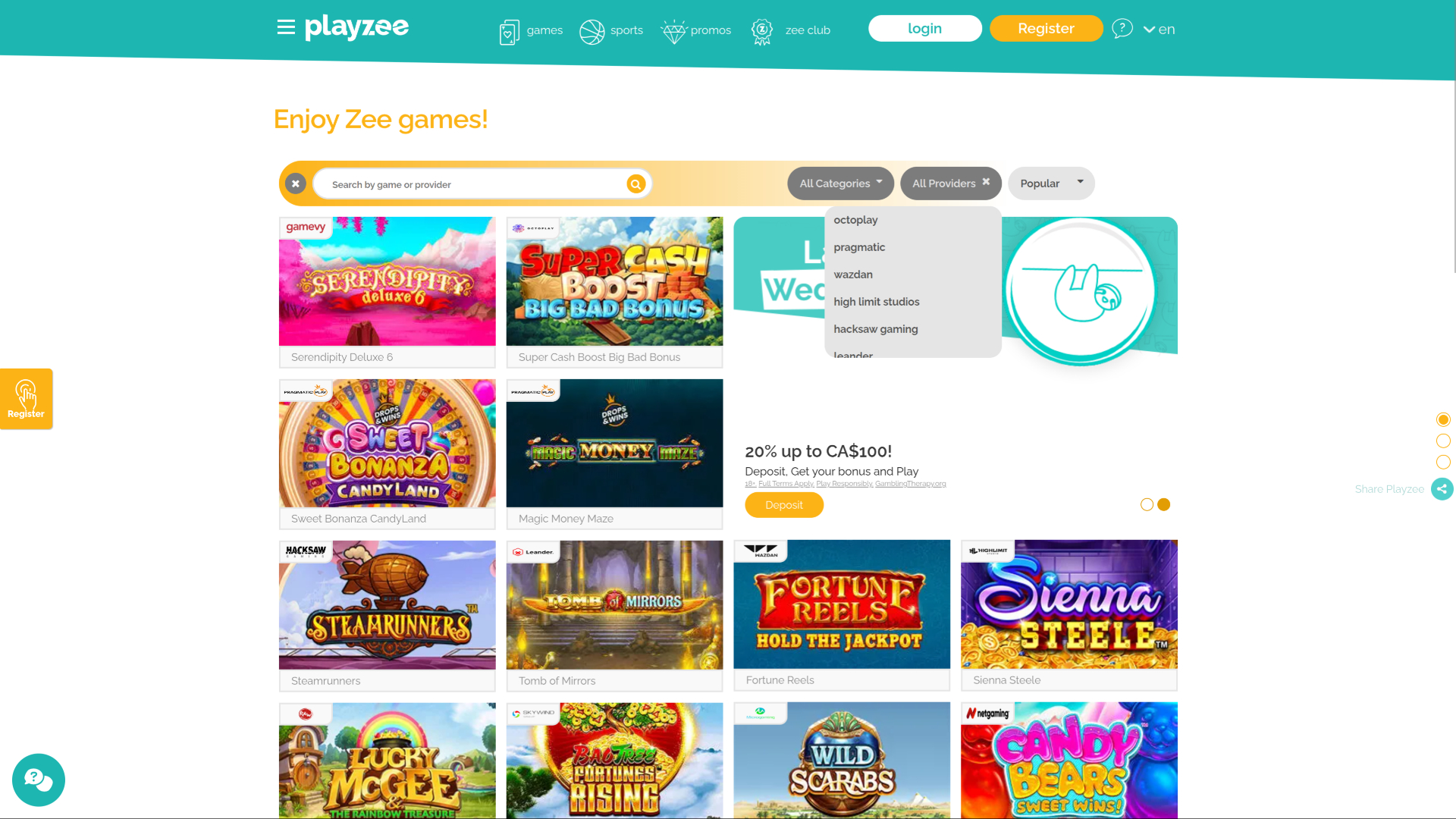 PlayZee Casino Desktop Game Developers