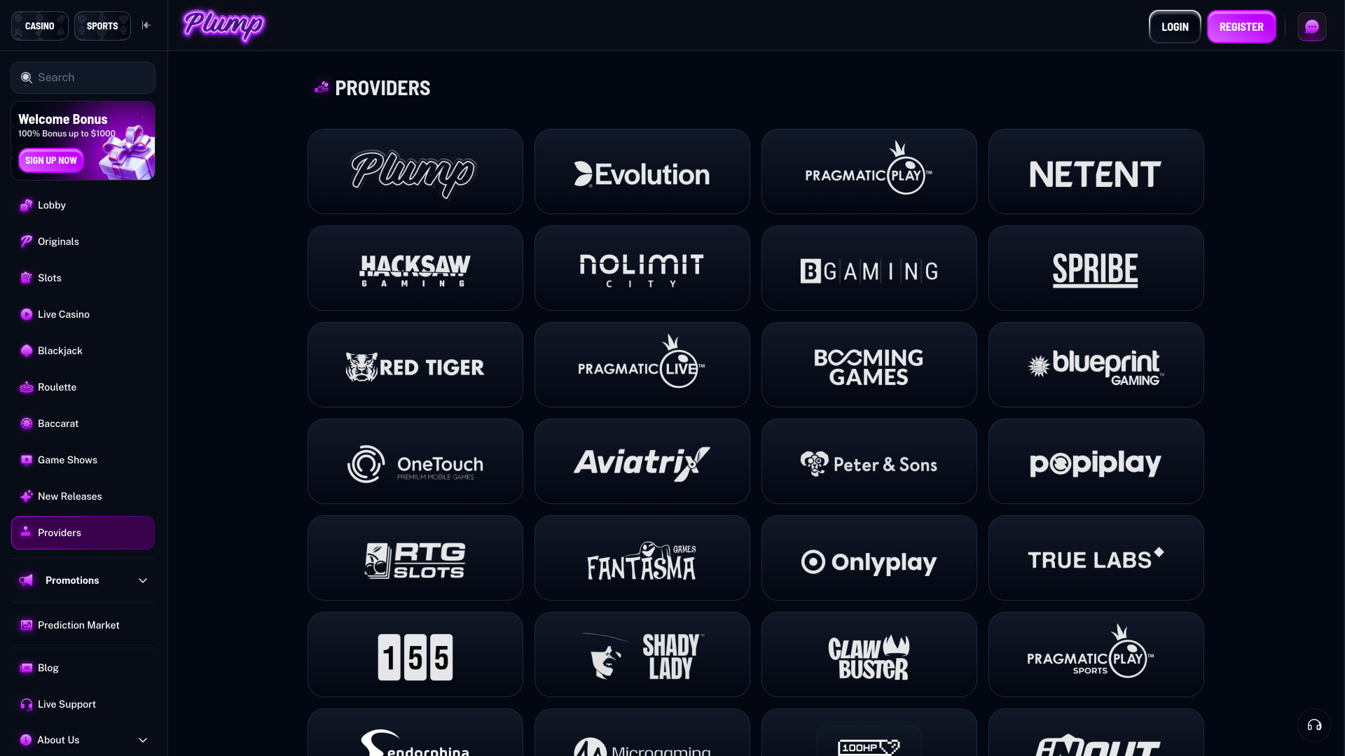 Plump Casino Developers