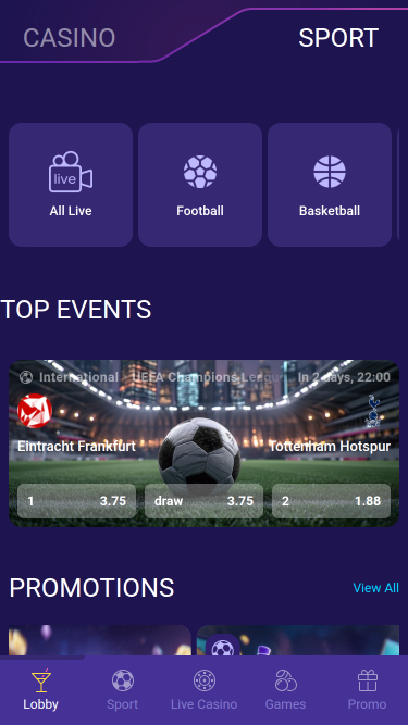PokoBet Casino Mobile Sports