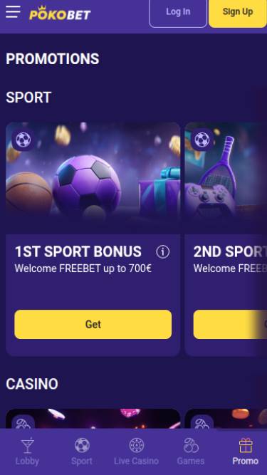 PokoBet Casino Promotions