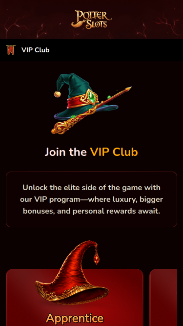 Potter Slots Casino Mobile VIP