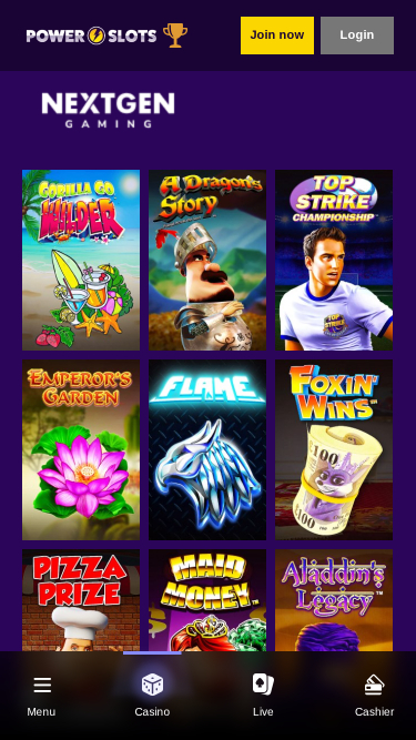 Power Slots Casino Mobile Game Developers