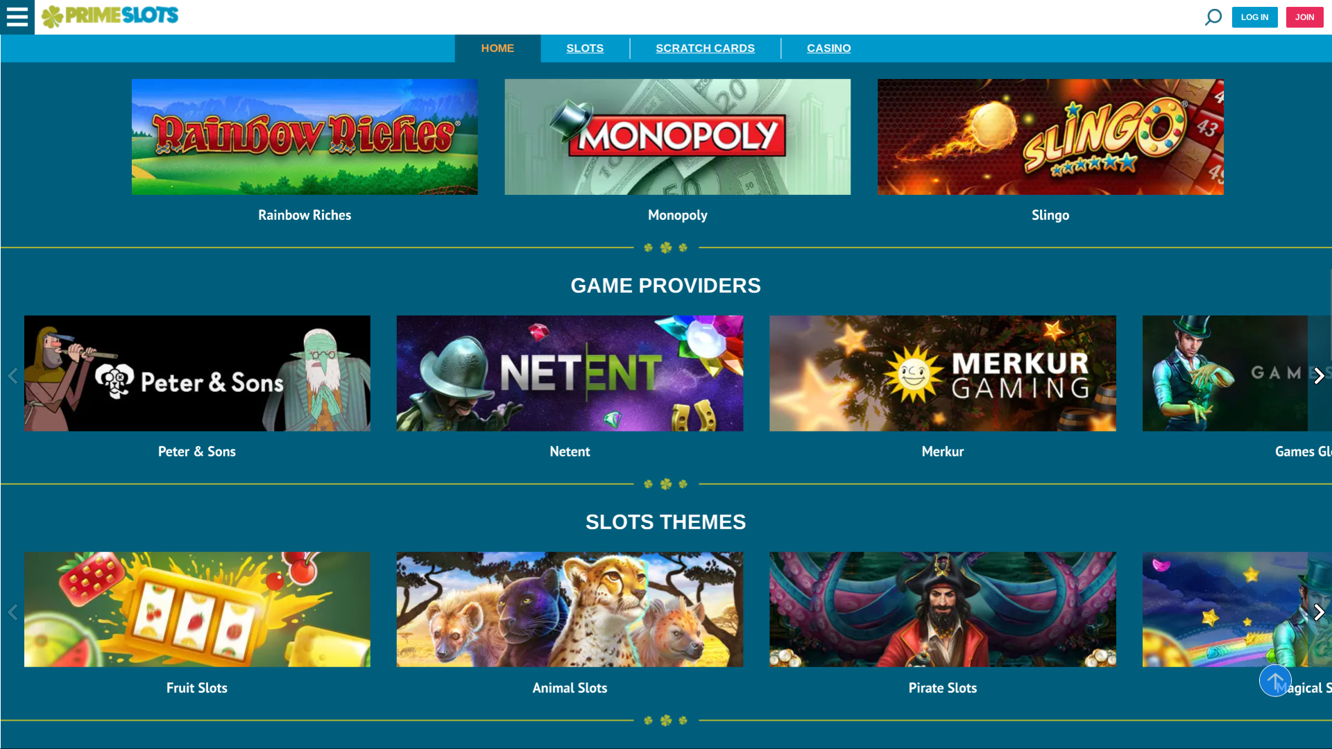 Prime Slots Desktop-Spieleentwickler