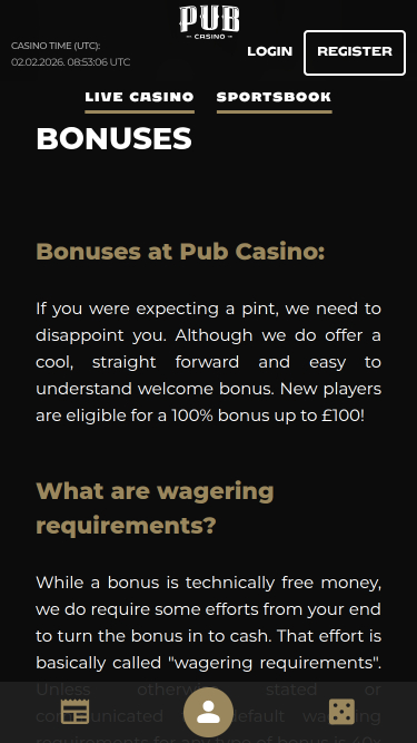 Pub Casino Mobile Promotions