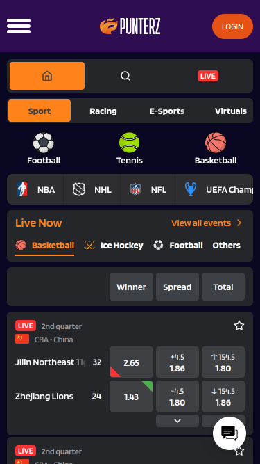 Punterz Casino Mobile Sports