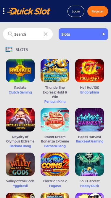 QuickSlot Casino Mobile Games