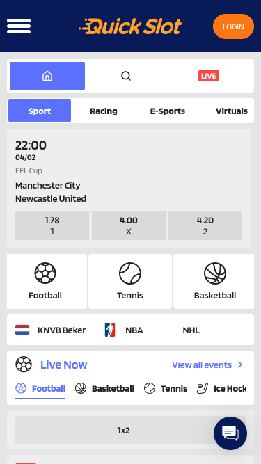 QuickSlot Casino Mobile Sports