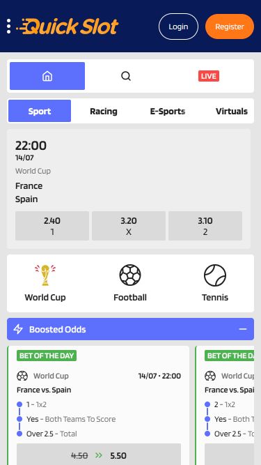 QuickSlot Casino Mobile Sports