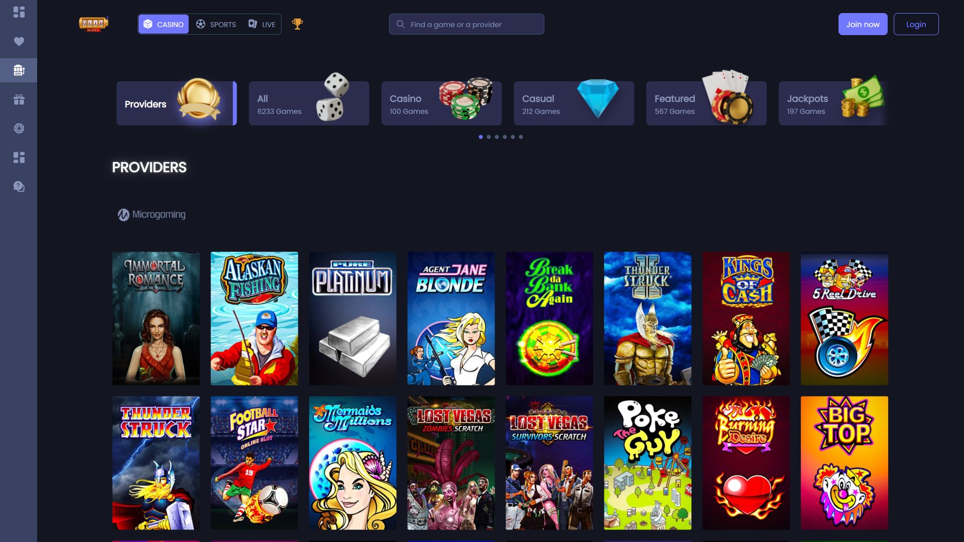 Quid Slots Casino Desktop Game Developers