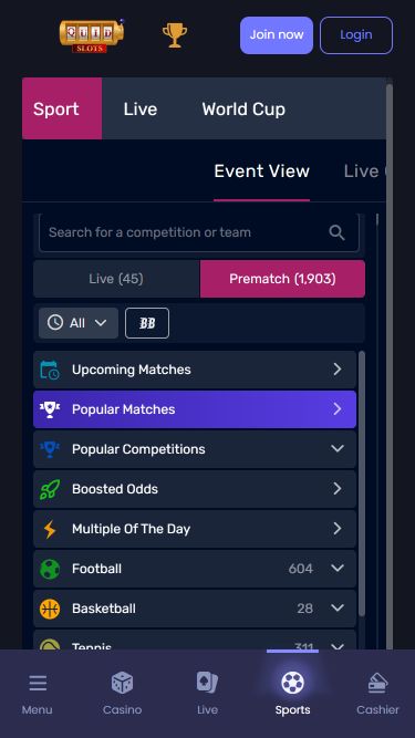 Quid Slots Casino Mobile Sports