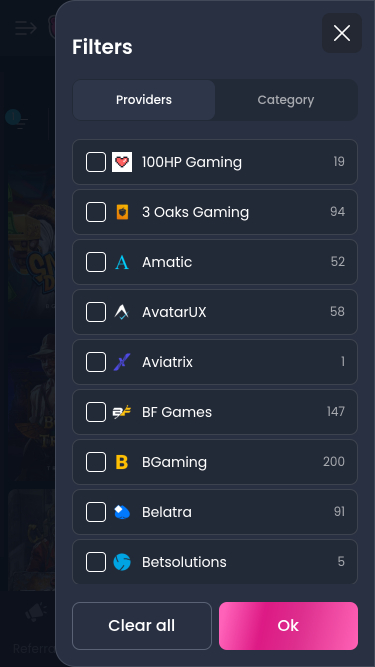 RakeBit Casino Mobile Game Developers