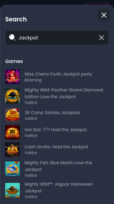 RakeBit Casino Mobile Jackpot