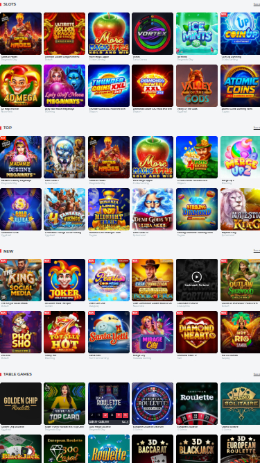 RealSpin Casino Mobile Games