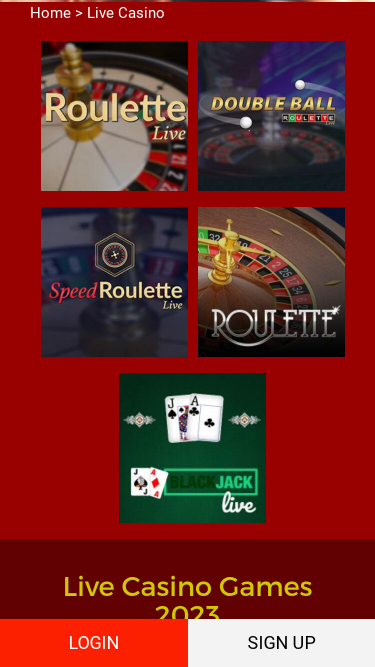 Red Spins Casino Mobile Live Dealer