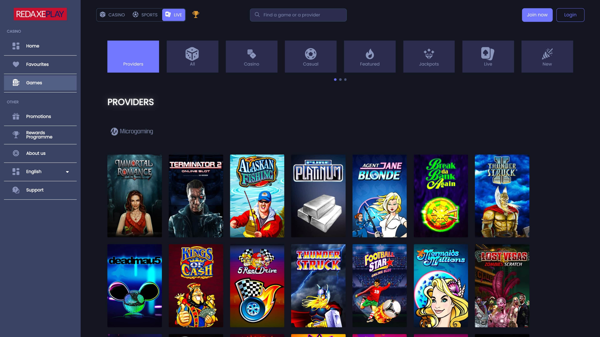 RedAxePlay Casino Desktop Game Developers