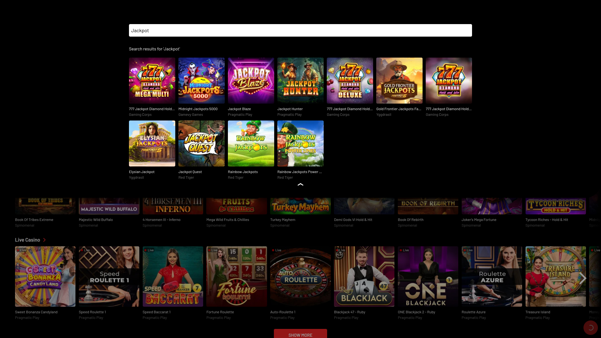 Refuel Casino Desktop Jackpot