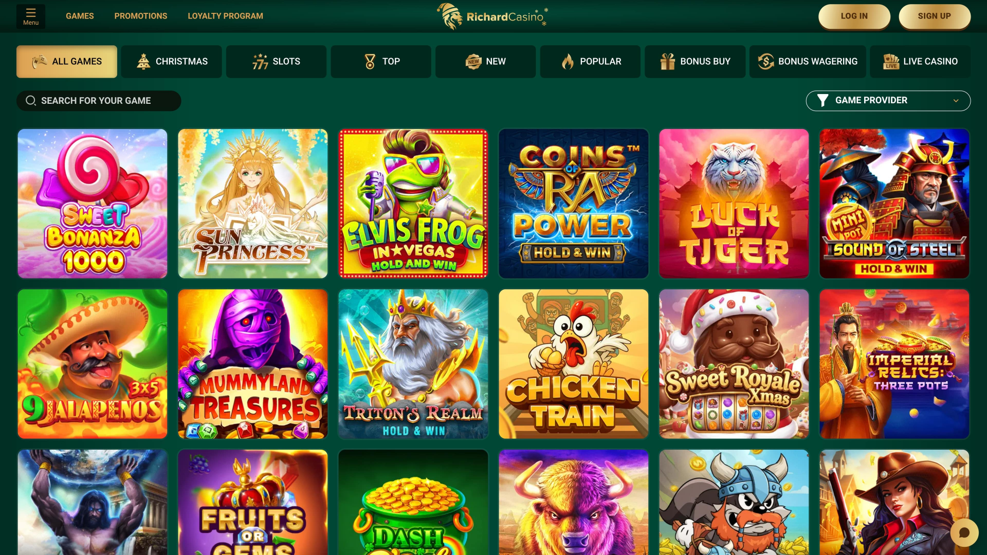 Richard Casino Desktop Games