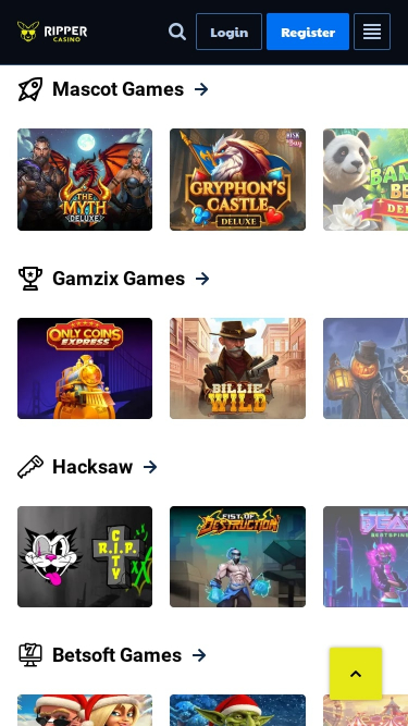 Ripper Casino Mobile Game Developers