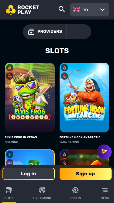 RocketPlay Casino Mobile Games