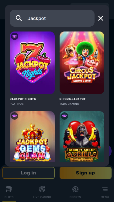 RocketPlay Casino Mobile Jackpot