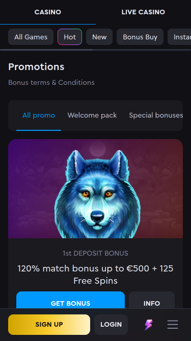 Rockwin Casino Mobile Promotions