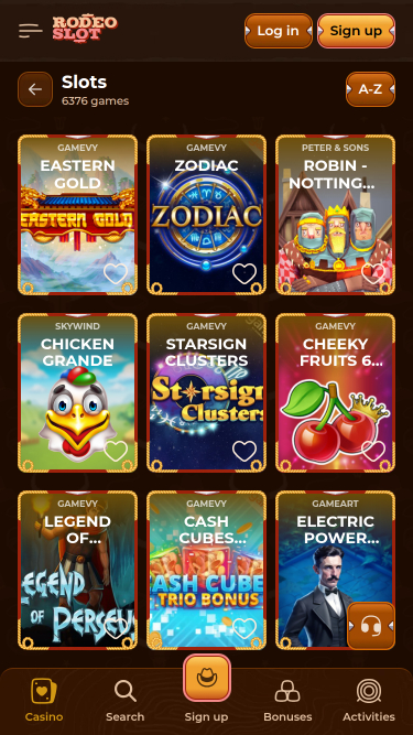 RodeoSlot Casino Mobile Games
