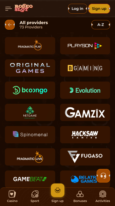 RodeoSlot Casino Game Developers