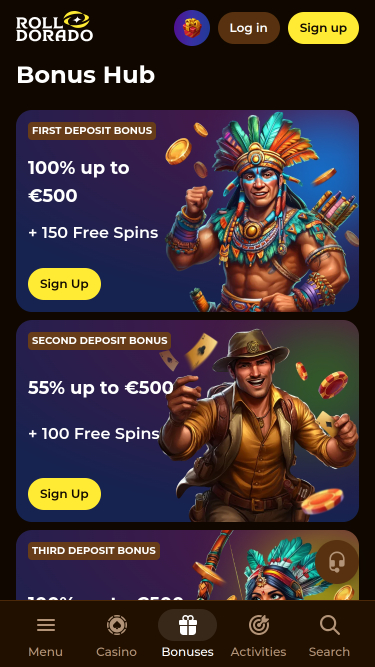 Roll Dorado Casino Promotions