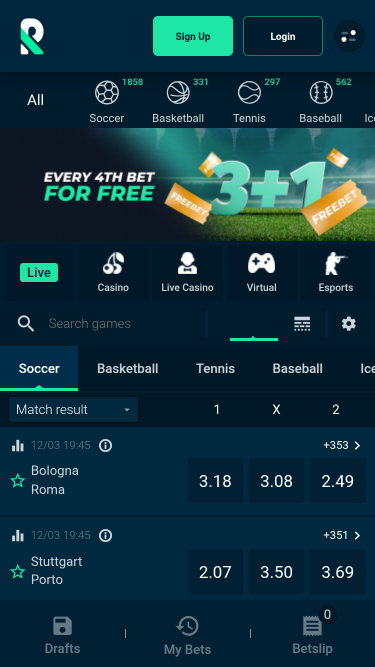 Rolletto Casino Mobile Sports Betting