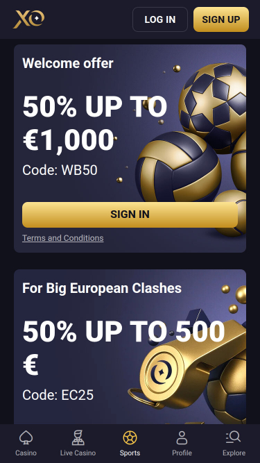 Rollxo Casino Mobile Promotions