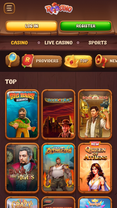 Roostino Casino Games