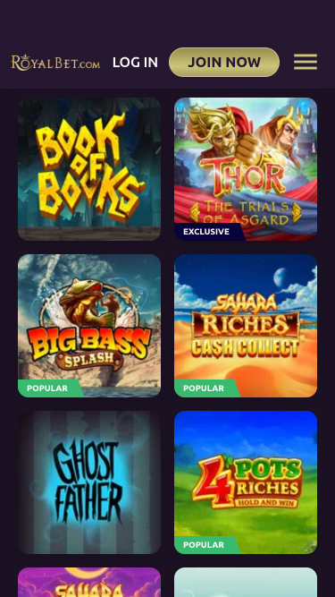 Royal Bet Casino Mobile Games