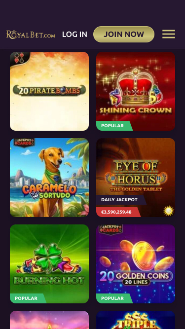 Royal Bet Casino Mobile Jackpot