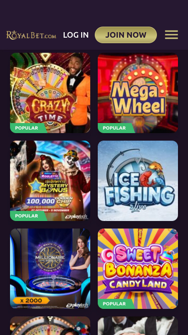 Royal Bet Casino Mobile Live Dealer