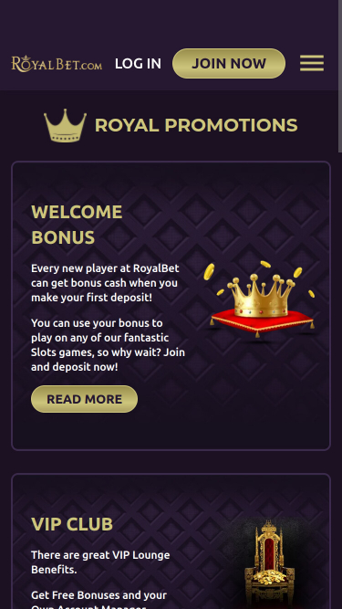 Royal Bet Casino Mobile Promotions