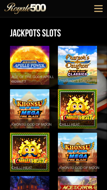 Royale500 Casino Mobile Jackpot