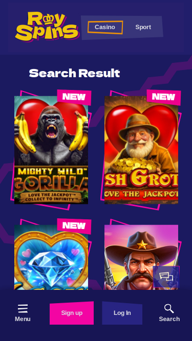 Royspins Online Casino Mobile Jackpot