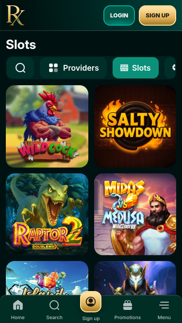 RX Casino Mobile Games