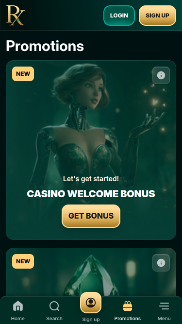 RX Casino Mobile Promotions