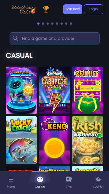 Scorching Slots Casino Mobile Casual Games