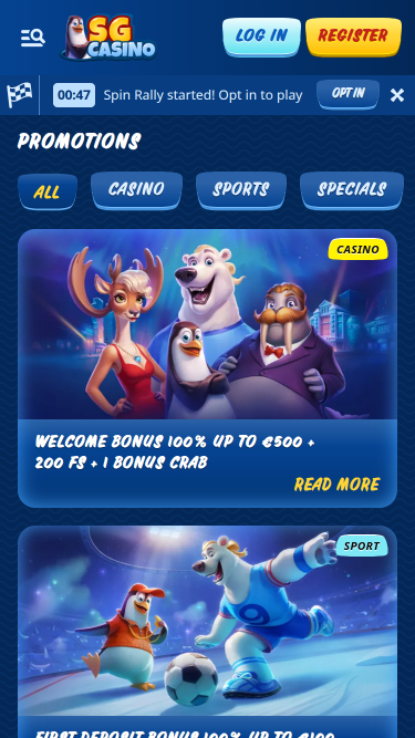 SG Casino Mobile Promotions
