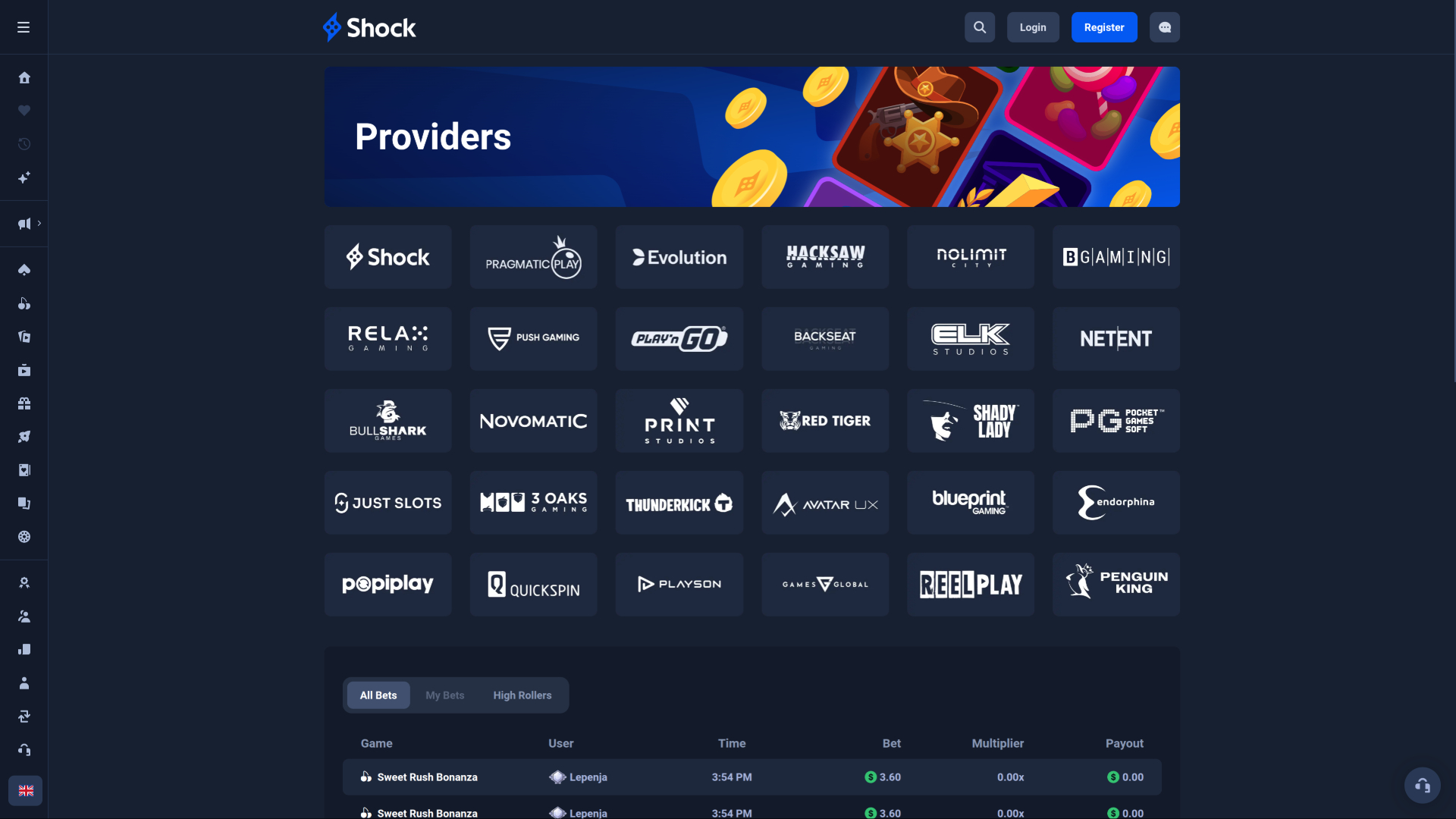 Shock Casino Mobile Game Developers