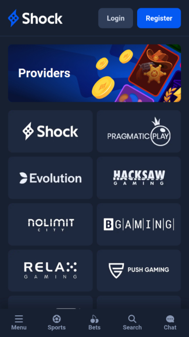 Shock Casino Desktop Game Developers