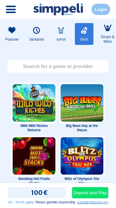 Simppeli Casino Mobile Games