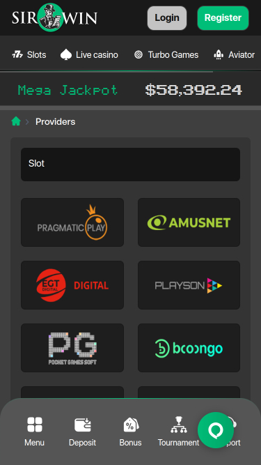 SirWin Casino Mobile Game Developers