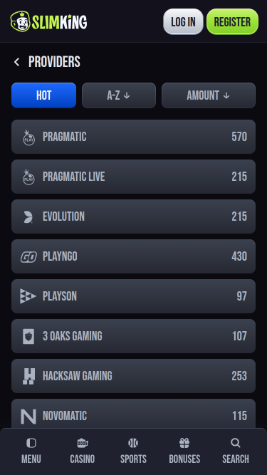 SlimKing Casino Game Developers