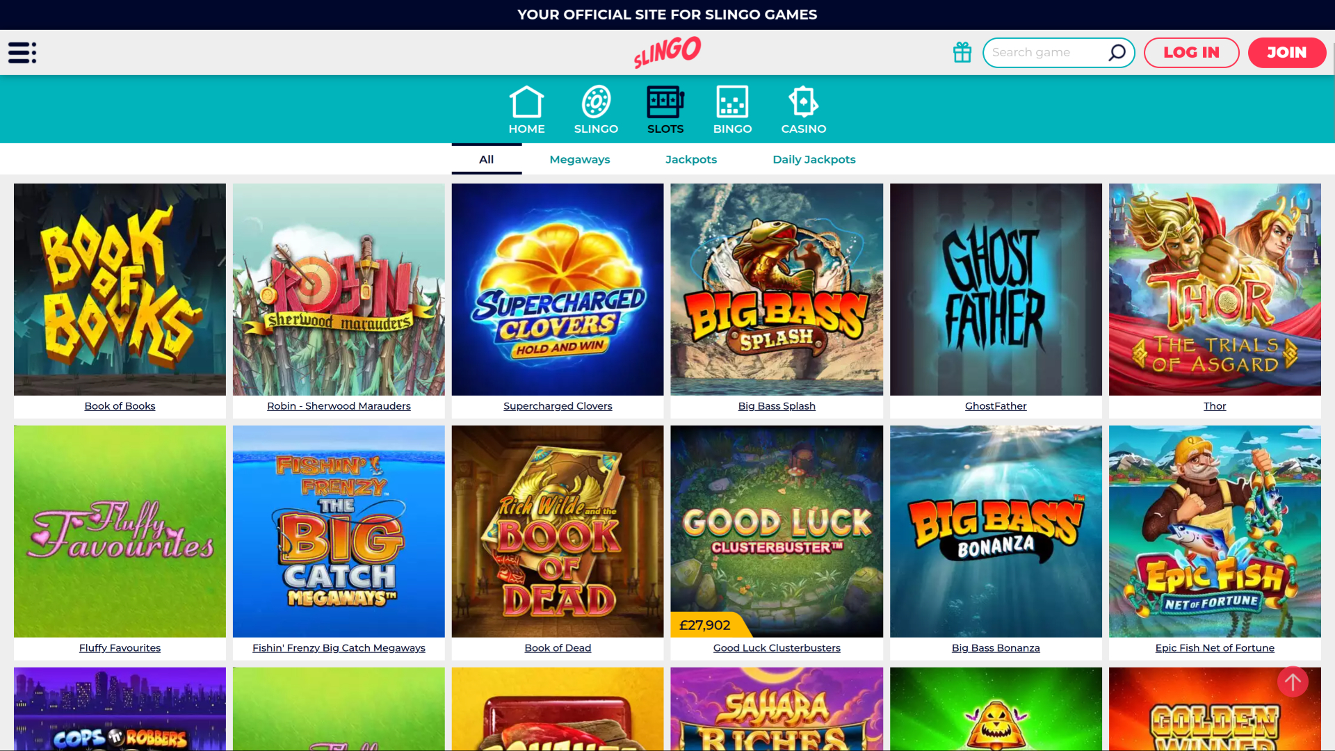 Slingo Casino Desktop Games