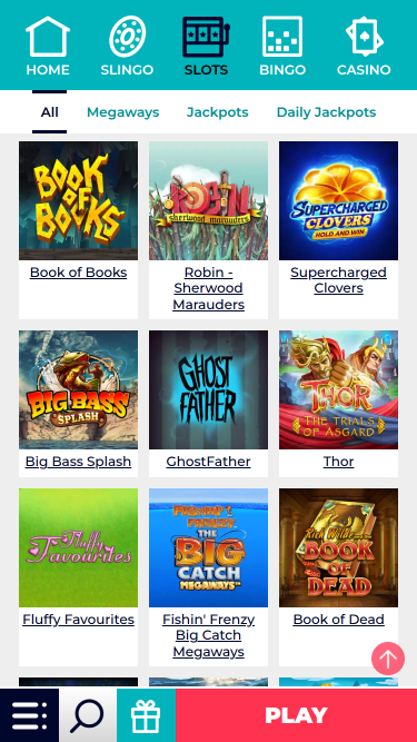Slingo Casino Mobile Games