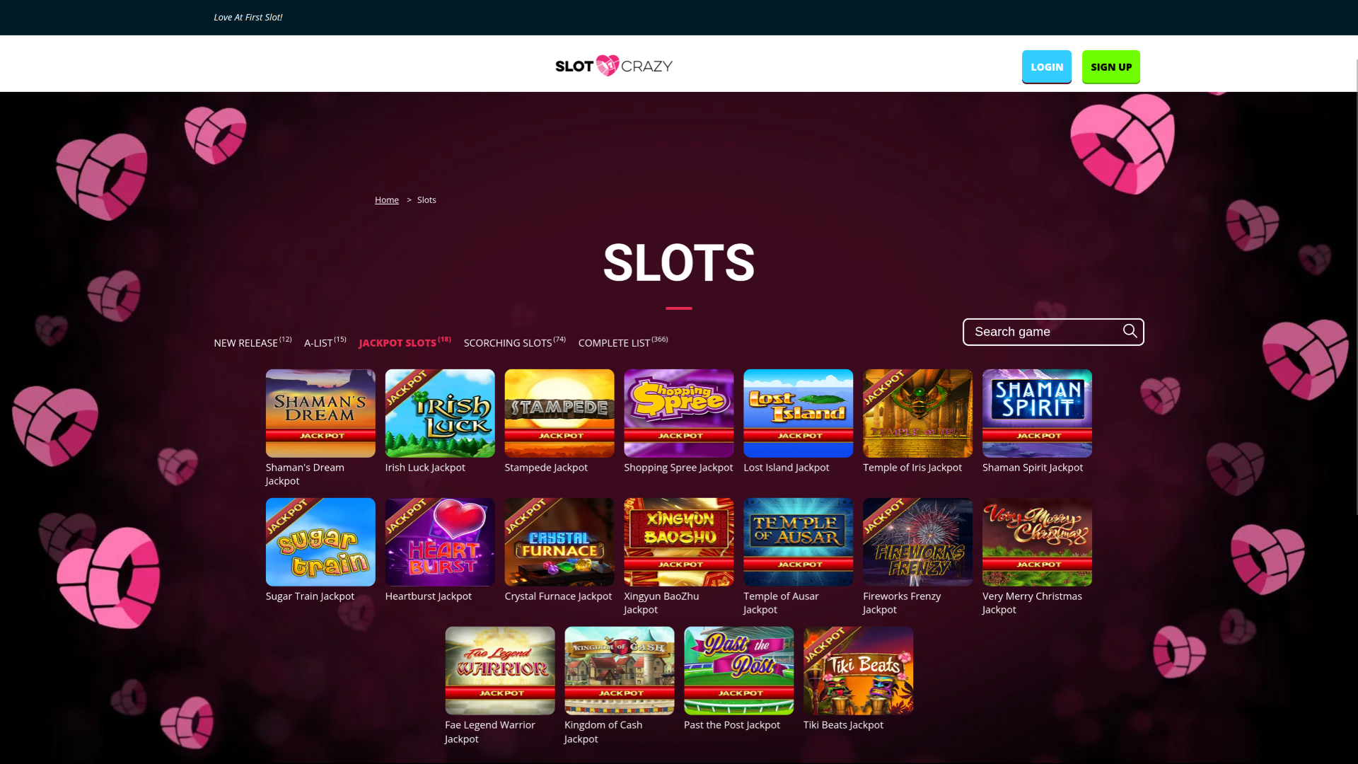Slot Crazy Casino Desktop Jackpot
