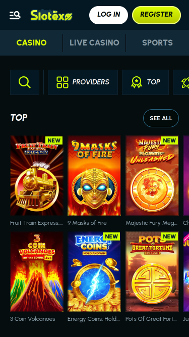 Slotexo Casino Mobile Games